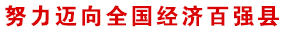 努力迈向全国经济百强县