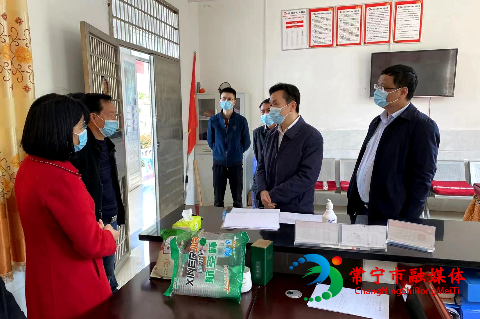 常宁市人民政府门户网站-邹雄杰到西岭镇督导疫情防控工作