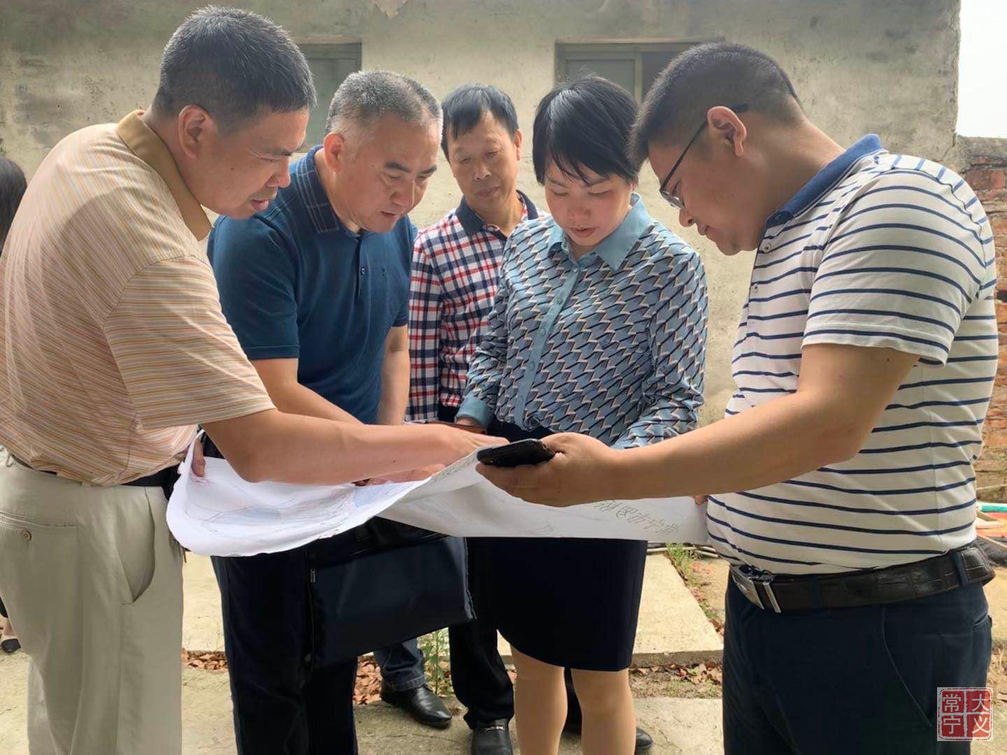 5月6日,常宁市委常委,宣传部部长王一花到罗桥镇调研小城镇暨美丽乡村